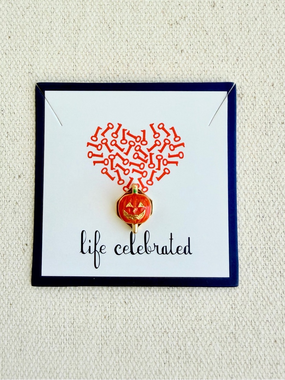 *Jack O Lantern Charm* KEEP COLLECTIVE Retired Halloween